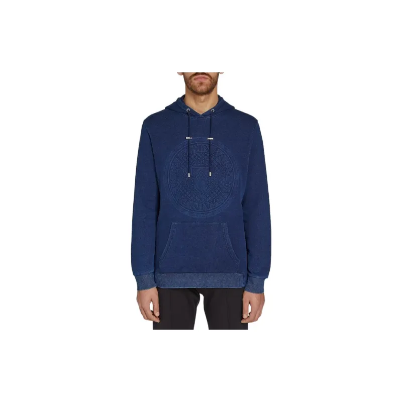 BALMAIN Sweatshirts Men Blue-1
