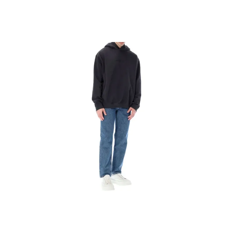 Maison Margiela Logo Detailed Long Sleeved Hoodie-3