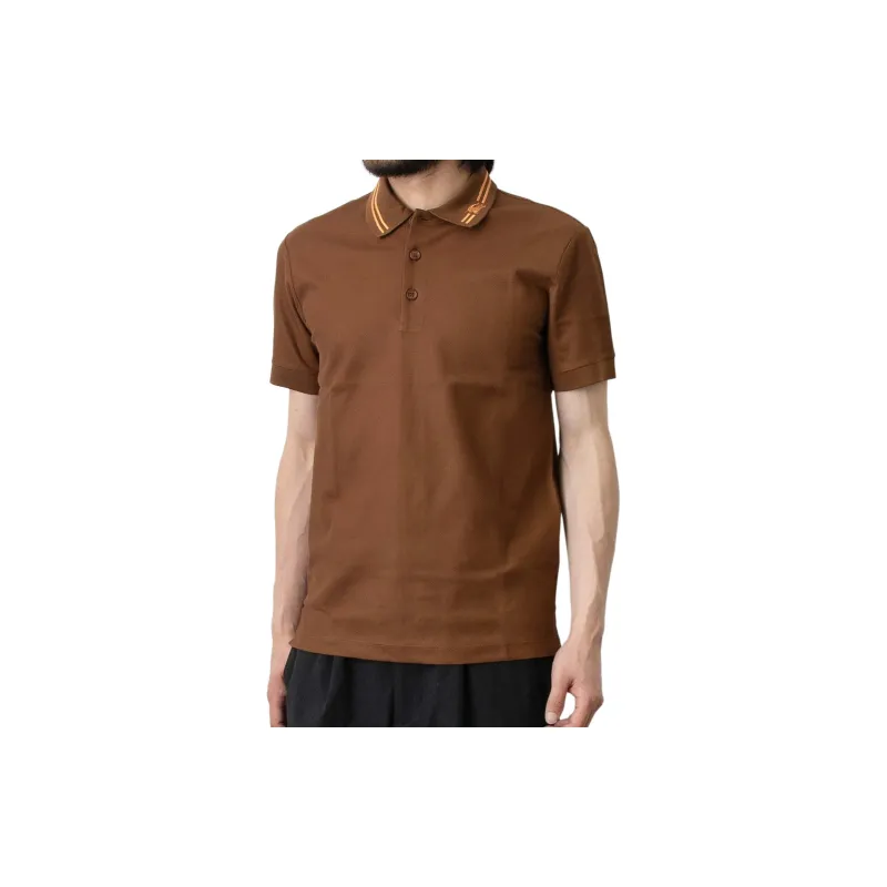 Burberry Monogram Embroidered Polo Shirt-2