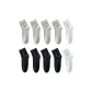 Black 4 Pack+Light Gray 4 Pack+White 2 Pack