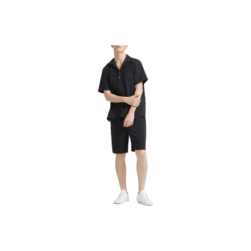 THEORY Casual Shorts Men's Black-2