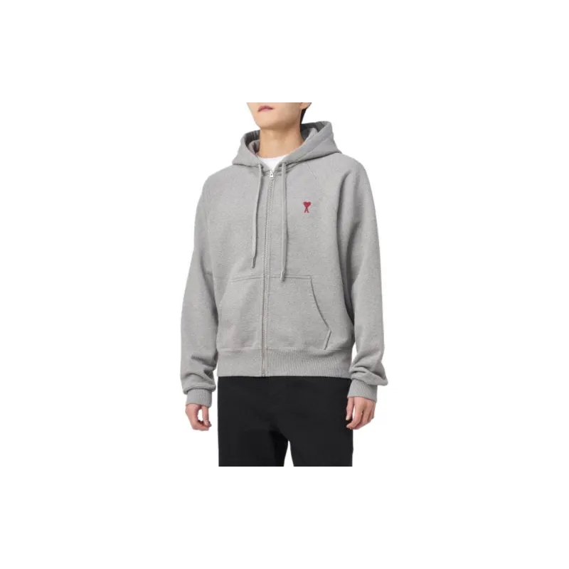 AMIPARIS Ami De Coeur embroidered Zip up Hoodie-2
