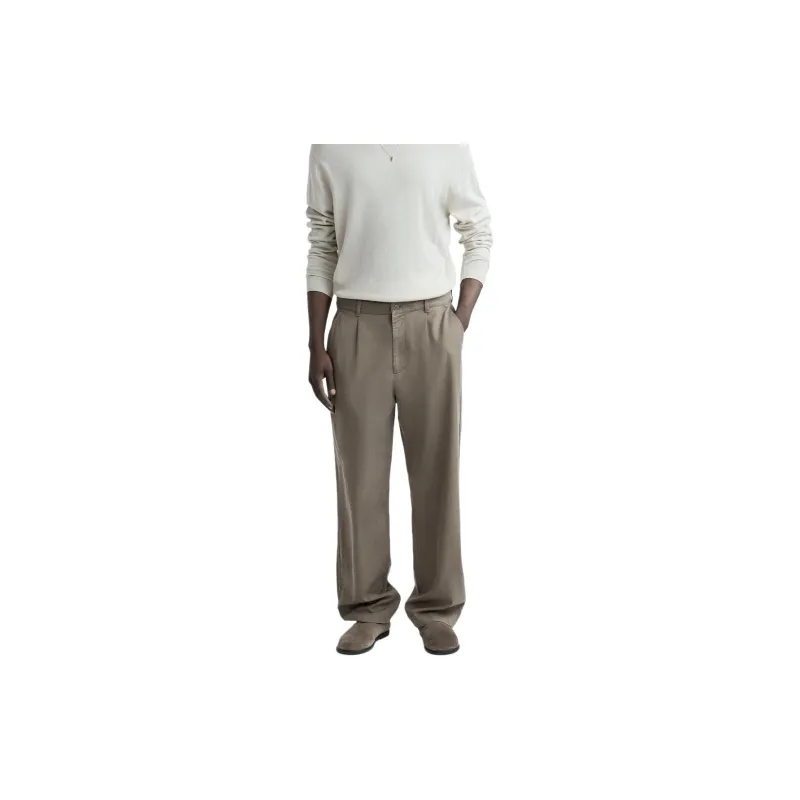 ZARA Suit Trouser Men's Dark Taupe-4