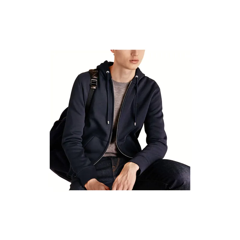 Burberry Clarendon Check Hood Zip Up Hoodie L - POIZON