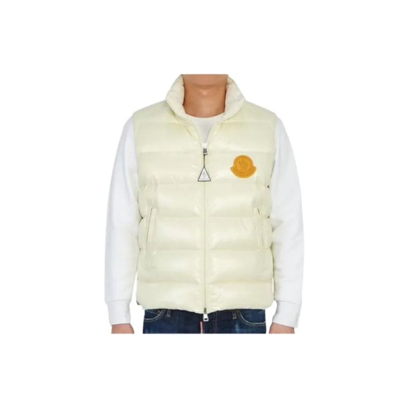Moncler Ecrins Series SS21 Down Jacket Men's Beige-4