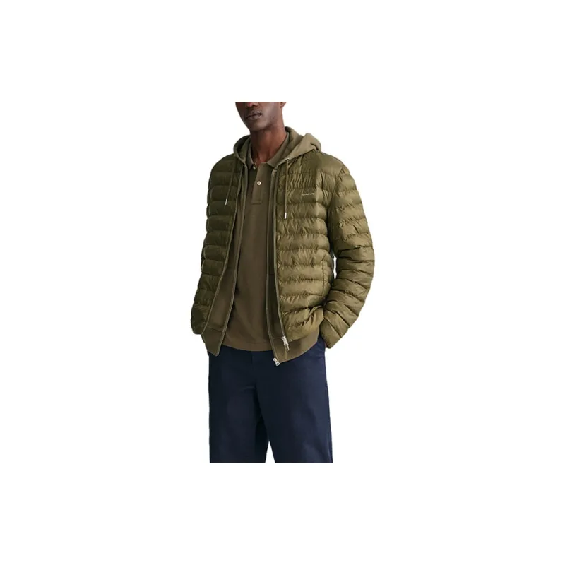 GANT Puffer Jacket Men's Pine Green-2