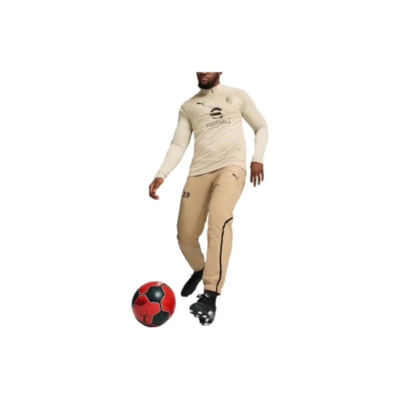 PUMA AC Milan Soccer Jersey Men's Tan-2