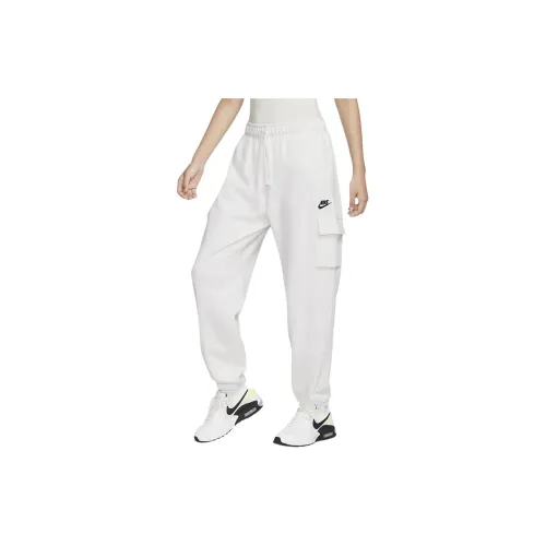 Nike Sportswear Club Knitted Sweatpants Women's Adjustable Birch Wood/White