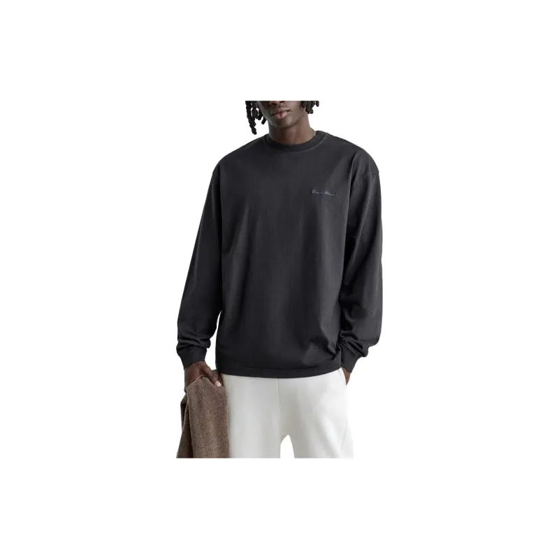 ZARA T-Shirts Men Washed Black-1