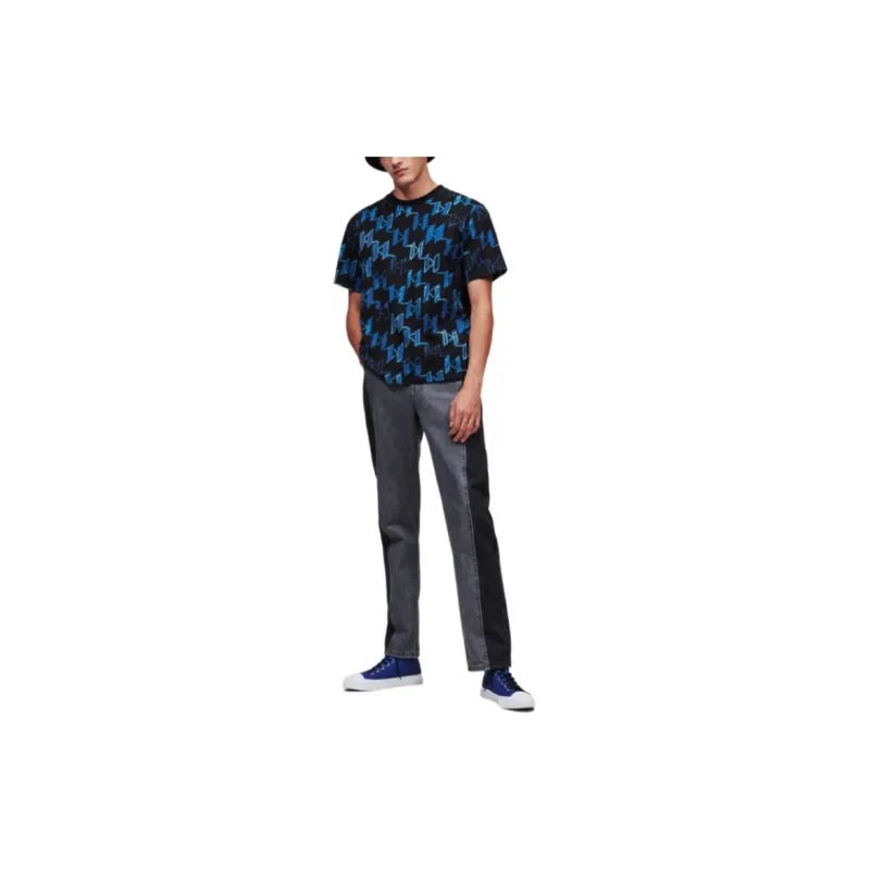 KARL LAGERFELD T Shirt Men's Blue-1