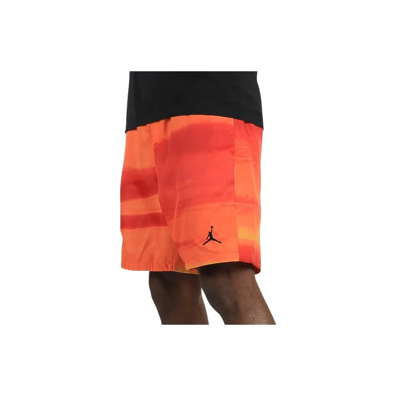 Jordan Casual Shorts Men's Orange Red-4