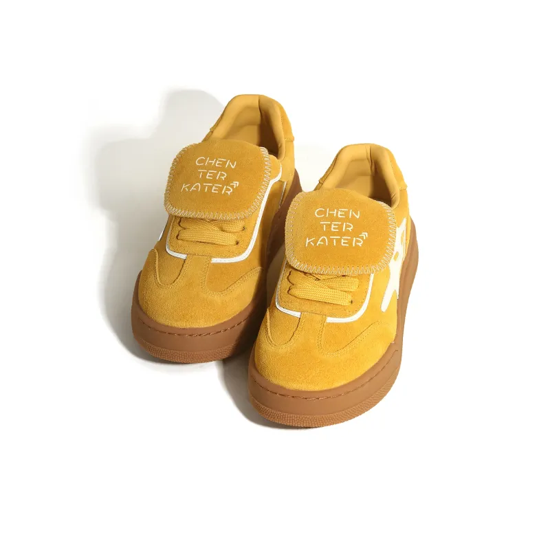 CHENTER KATER Anti-Slip And Wear-Resistant Breathable Low-Top Skateboard Shoes Women's-6