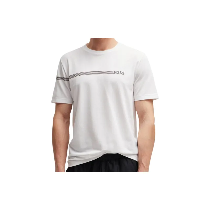 HUGO BOSS Logo Printed Crewneck T Shirt-1