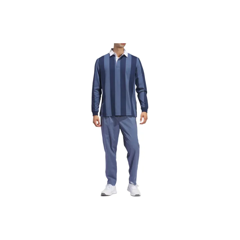 Adidas Free Shipping With AdiClub Go-To Long Sleeve Rugby Polo Shirt-1