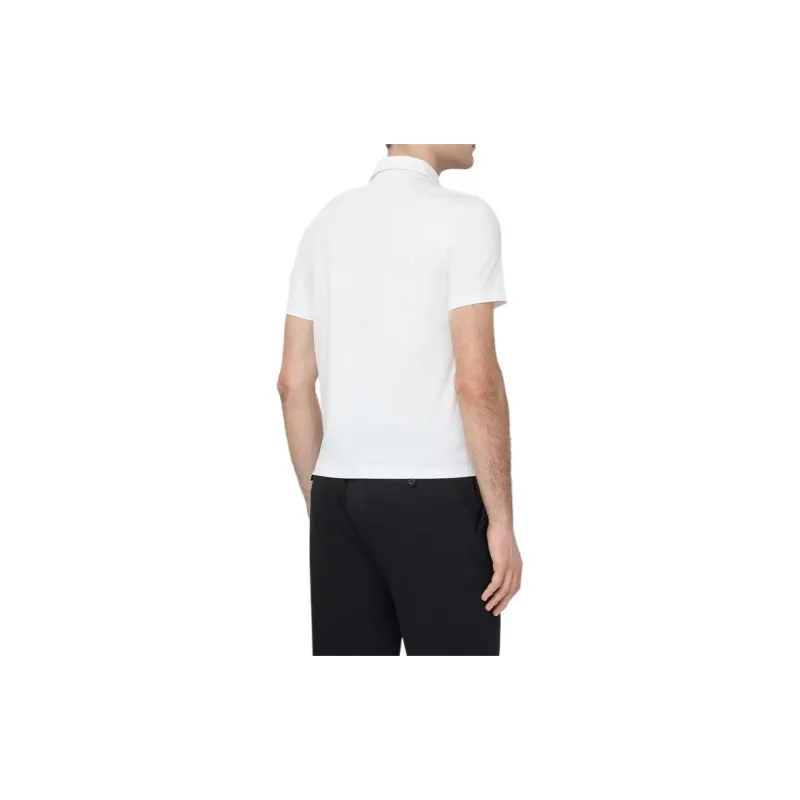 PRADA Polo Shirts Men White-2