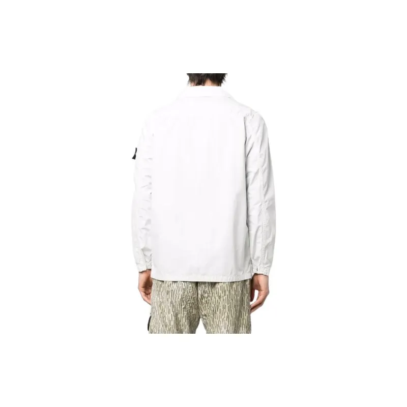 STONE ISLAND Jackets Men White-1