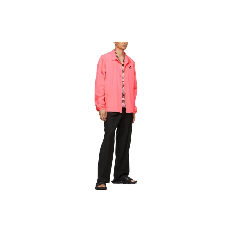 WE11DONE Logo print Shirt Jacket-2