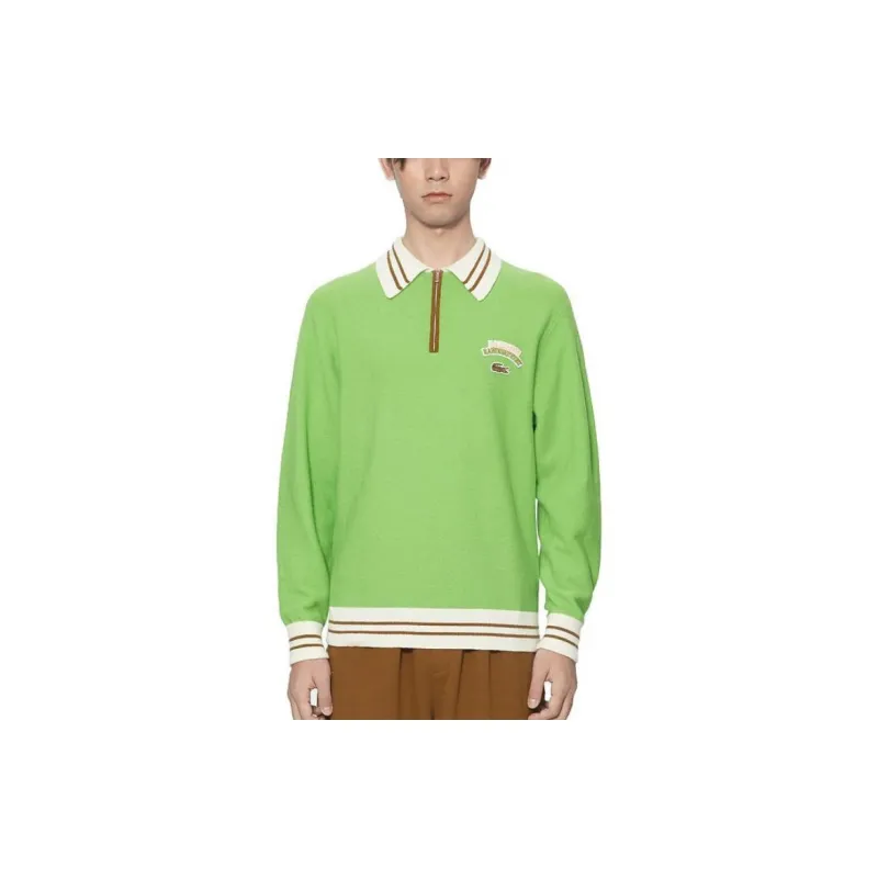 LACOSTE x RANDOMEVENT Sweater Men's Green-1