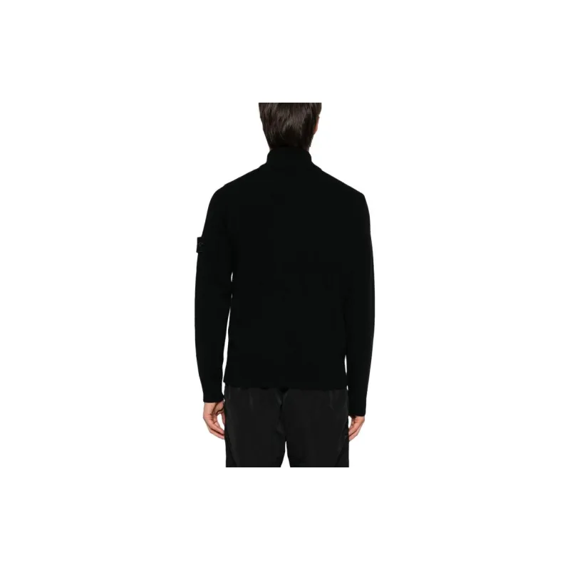 STONE ISLAND Compass Patch Zipped Cardigan-2