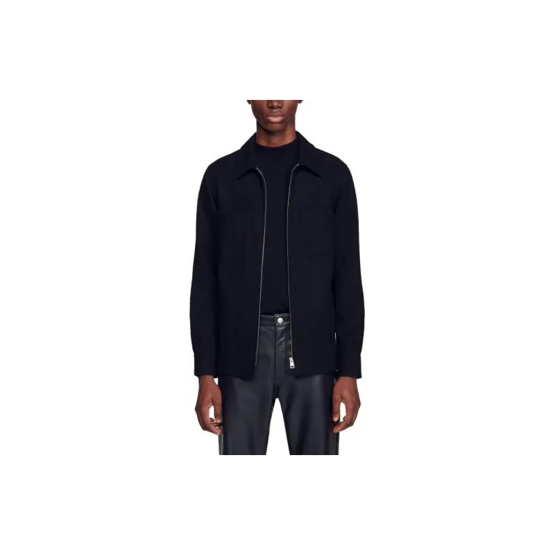 Sandro Jackets Men Black-1