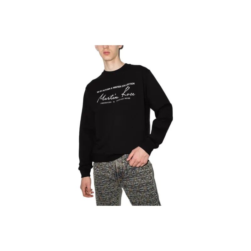 Martine Rose Logo Printed Crewneck Sweatshirt-1