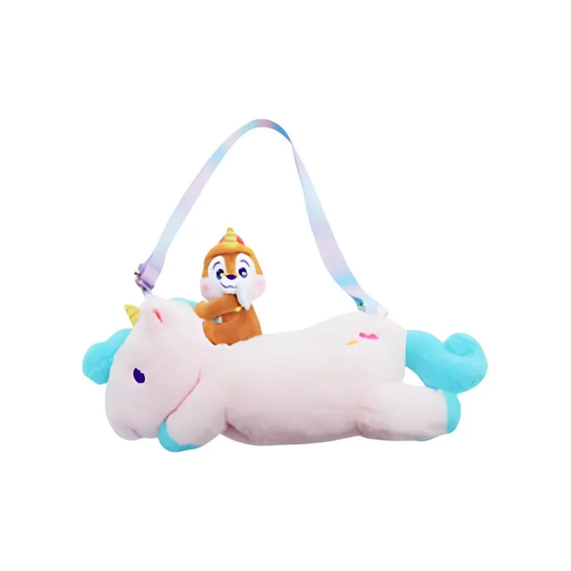 Disney 2023 Spring Mickey And Friends Chip White Dolls Plush Doll 10.5cm Height-1