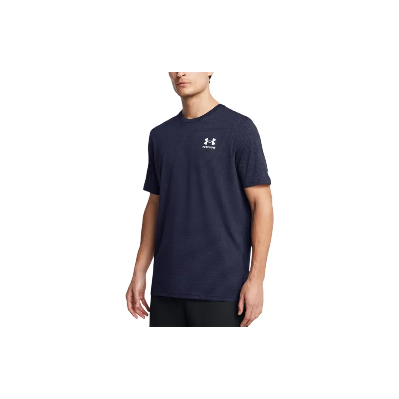 Under Armour Freedom Veterans Day T-Shirt Men's Midnight Navy-3