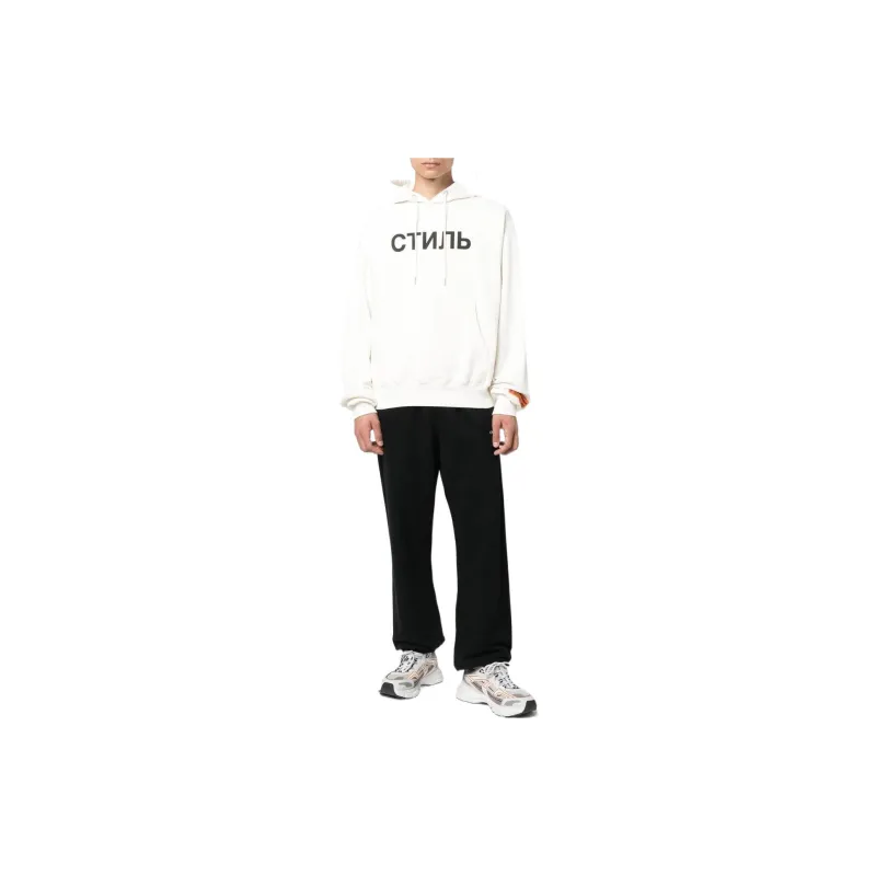 HERON PRESTON Chest-logo Hoodie-1