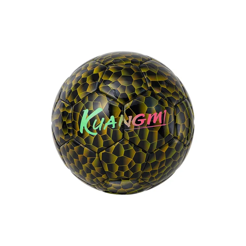 Kuangmi Size 5 Soccer PU Seamless Thermal bonding Unisex-5