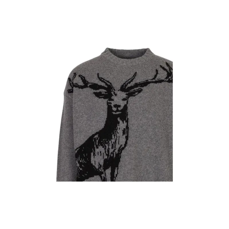 EMPORIO ARMANI Sustainable Collection Sweaters Men Gray-4