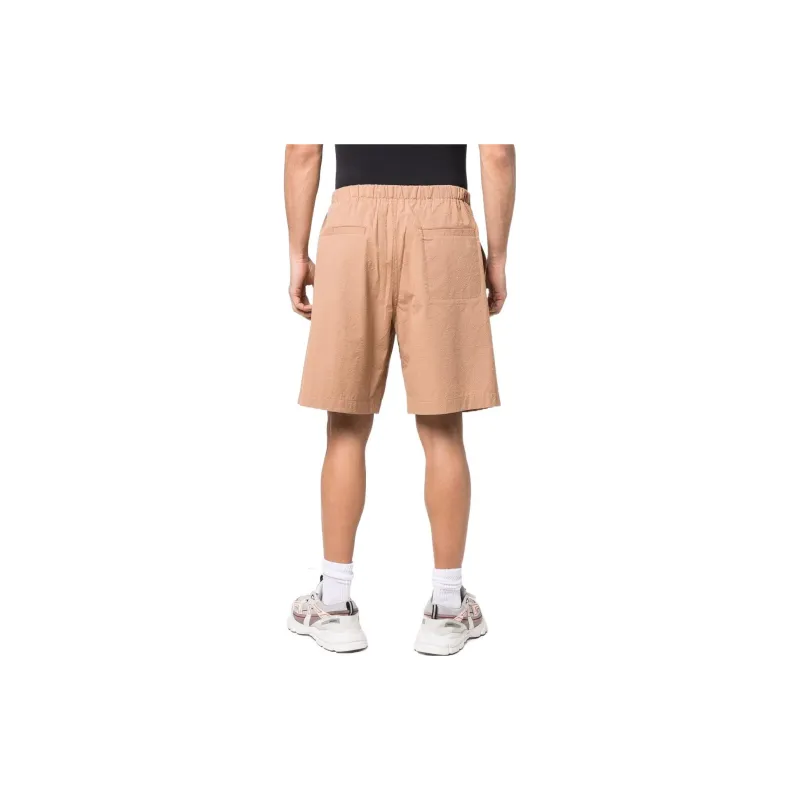 KENZO Logo print Belted Shorts-2