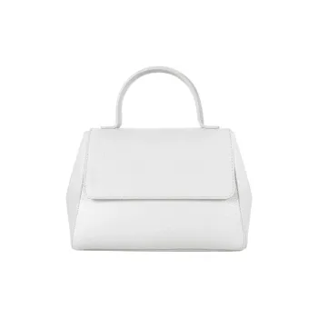 Le Parmentier Genuine Leather Handbag Regular Women's White