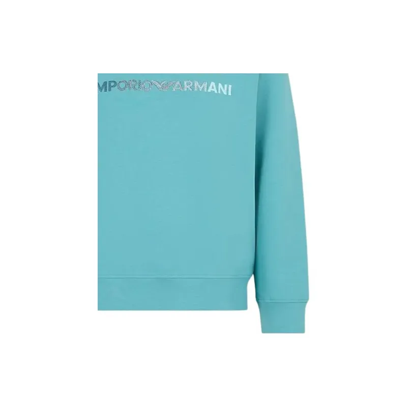 EMPORIO ARMANI SS24 Sweatshirt Men's Turquoise-2