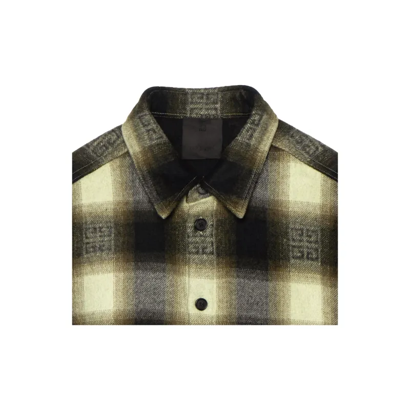 Givenchy Classic Fit All Over Print Long Sleeve Overshirt-3
