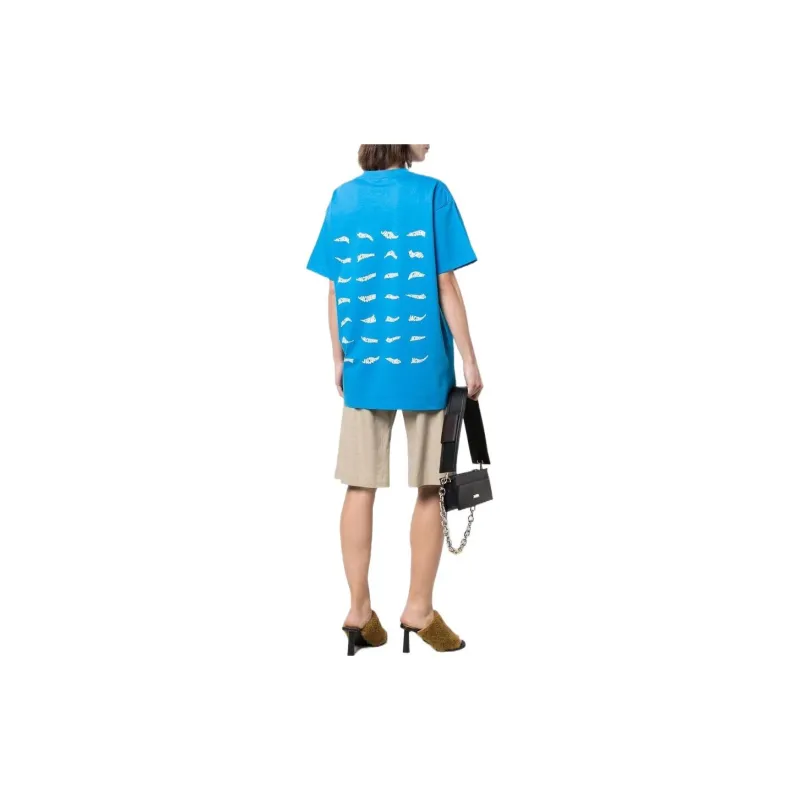 Jacquemus Le T shirt Vague Print Wave Logo T shirt-2