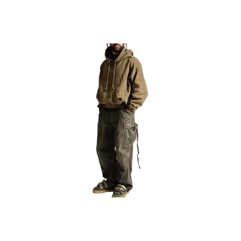 R13 FW23 Sweatshirt Men's Olive-1
