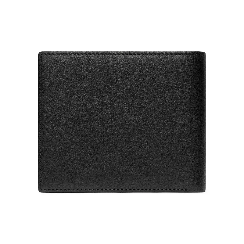 ROBERTA DI CAMERINO Top Grain Cow Leather Wallet Regular Men's Black-5