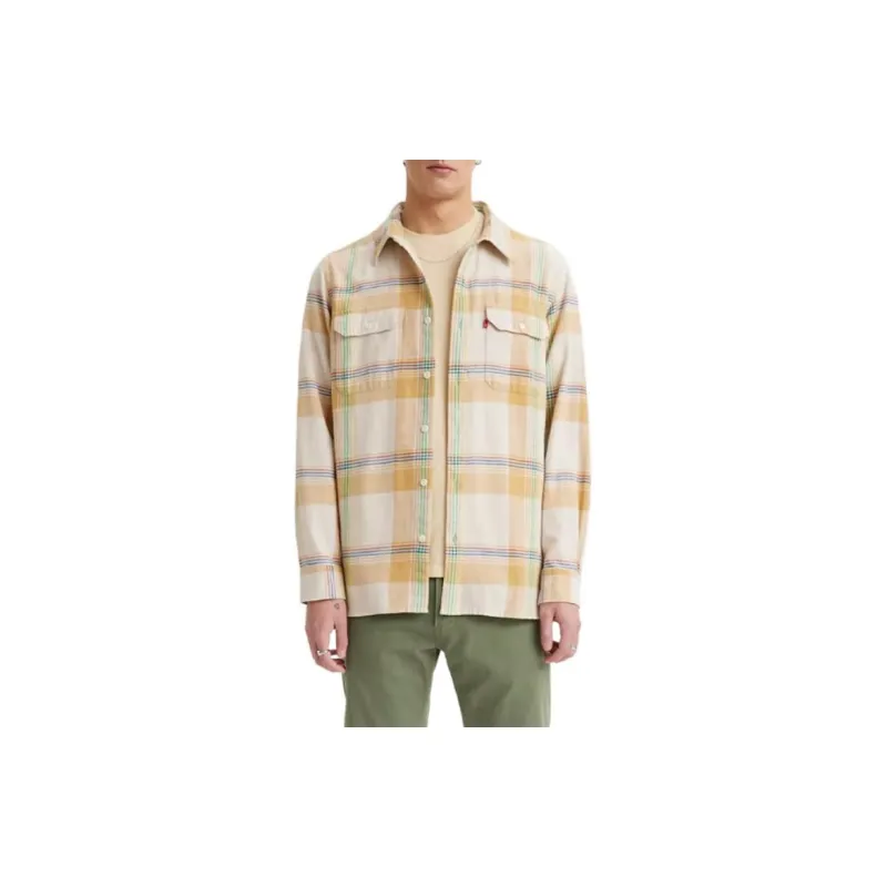 Levis Jackets Men Yellow-1