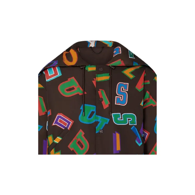LOUIS VUITTON X Nba Letters Hooded Blouson-4