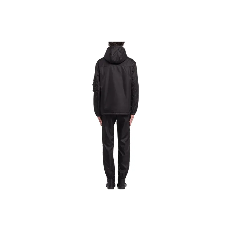 PRADA Zip Up Hooded Blouson Jacket-2