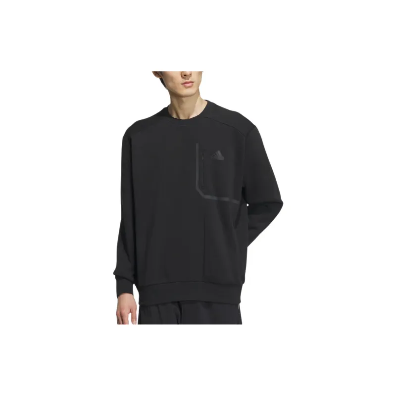Adidas Sportswear Pocket Sweatshirt Men's Black-3