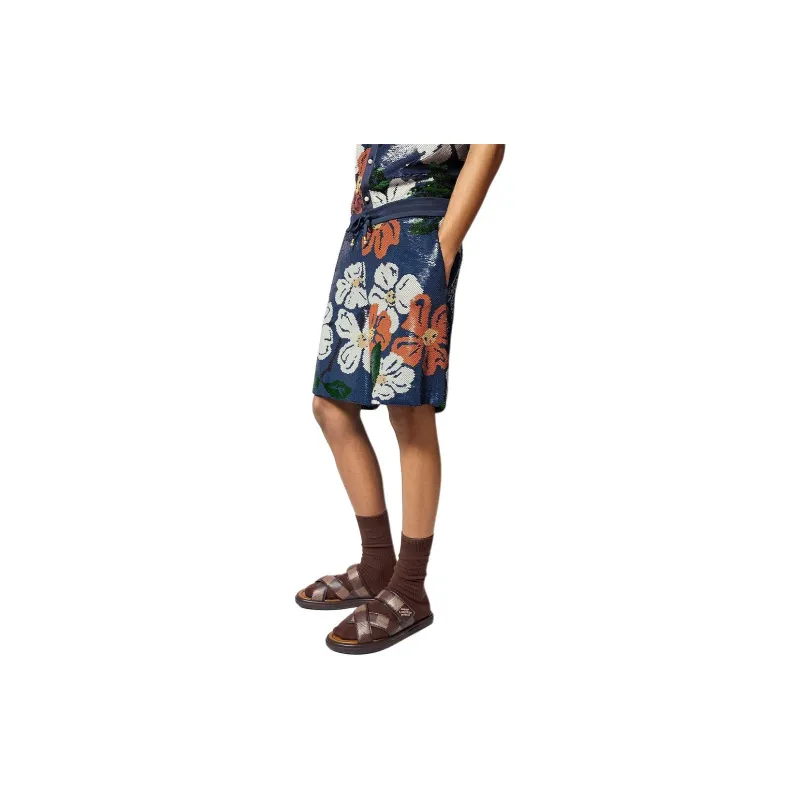 LOUIS VUITTON Sequin Embroidered Shorts-4