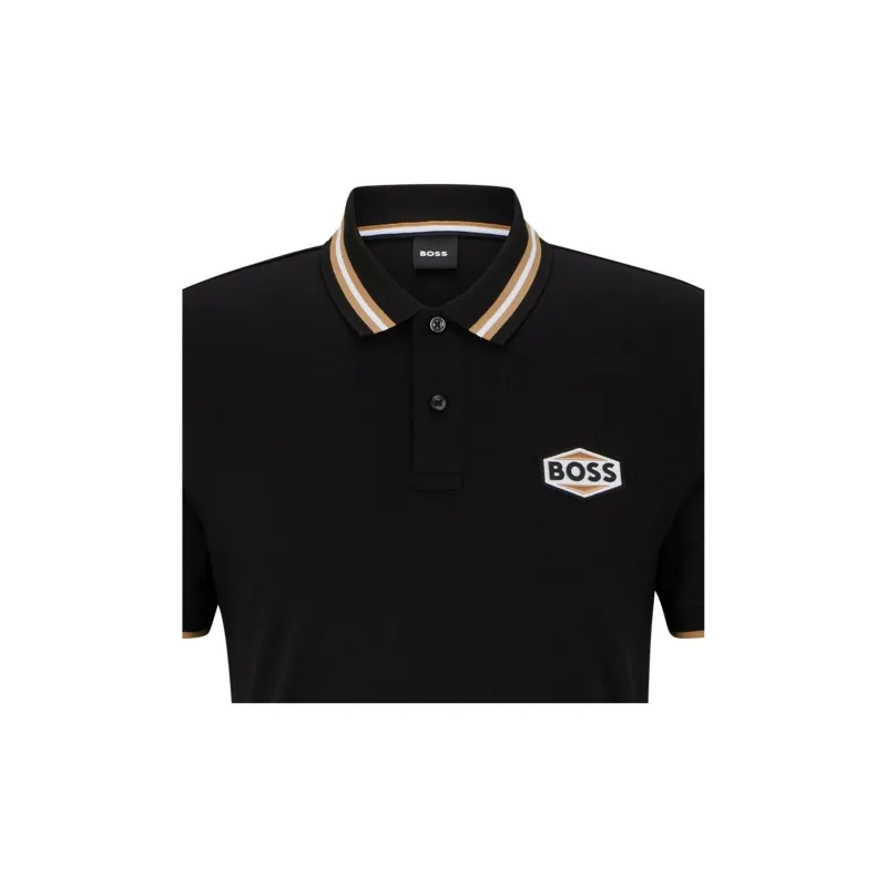 HUGO BOSS Polo Shirts Men Black-3