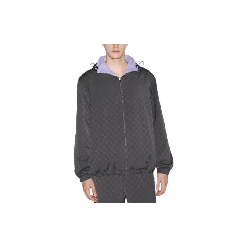 GUCCI Reversible Gg Zip Jacket-2