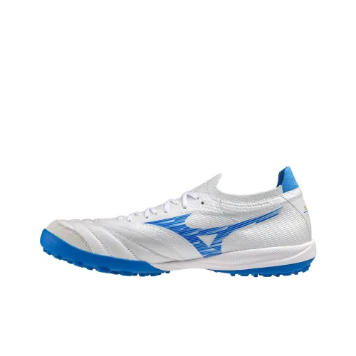 Mizuno Morelia Neo Soccer Shoes Unisex Low-Top White/Radiant Blue/Radiant Blue