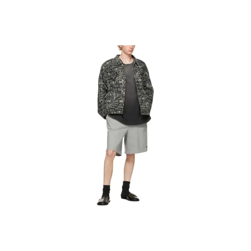 WE11DONE Denim Jackets Unisex Black-2
