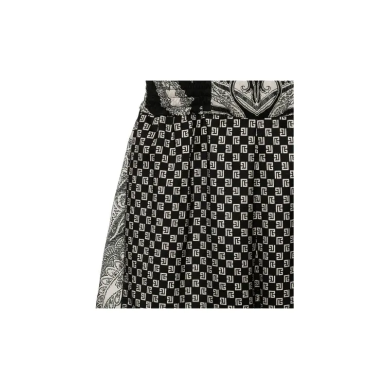 BALMAIN Mini Monogram Shorts-4