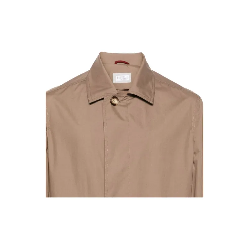 Brunello Cucinelli Single breasted Lightweight Maxi Coat-5