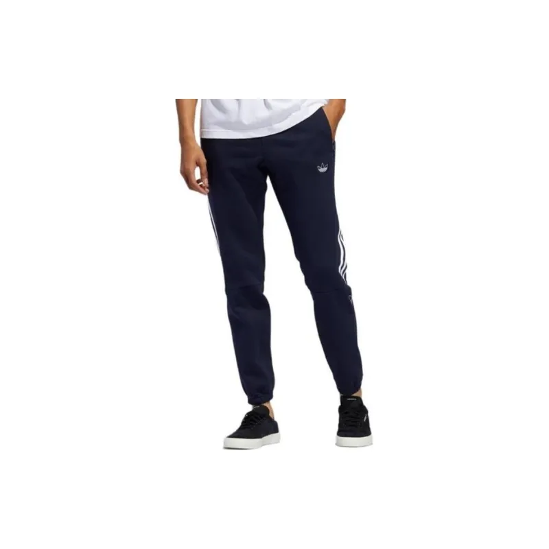 Adidas Originals Knitted Sports Pants Men's Navy Blue-2