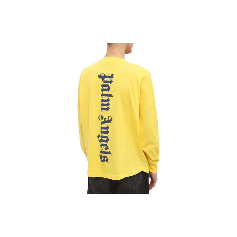 PALM ANGELS Sweatshirts Men Yellow-2